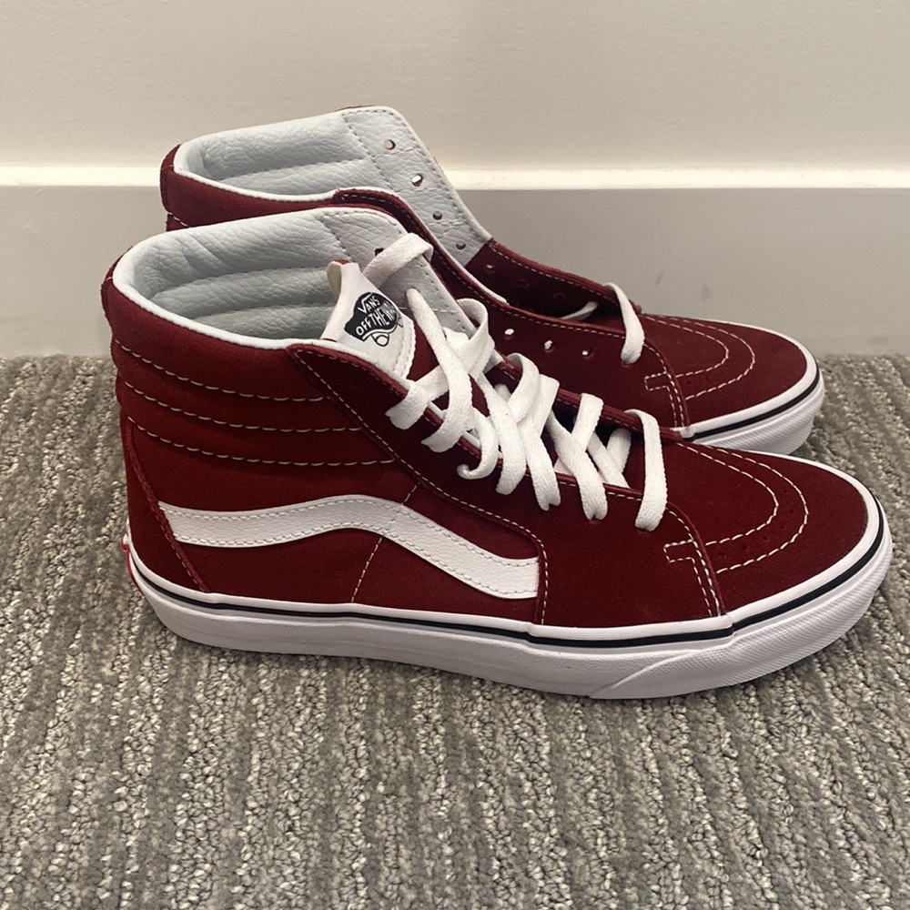 Vans Sk8-hi Maroon Women’s 7.5